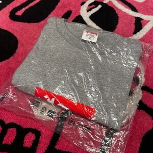 Supreme Arabic Box Logo Tee – Heather Grey – Size XL – New